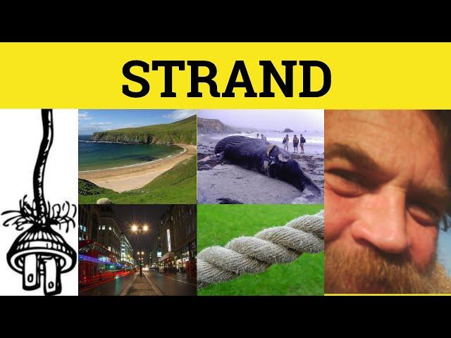  Strand Meaning - Stranded Examples -  Strand Defined - Stranded Definition - Strand - Stranded