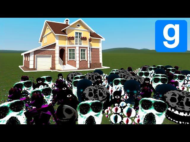 ROBLOX DOORS FAMILY VS HOUSES!! (Garry's Mod)