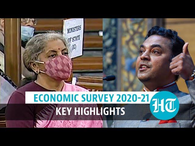 ‘India witnessing V-shaped recovery’: Highlights of Economic Survey 2021