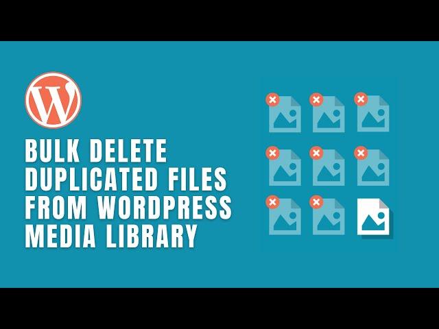 How To Bulk Delete Duplicate Files From Your WordPress Website Media Library? Clean Up Cloned Images