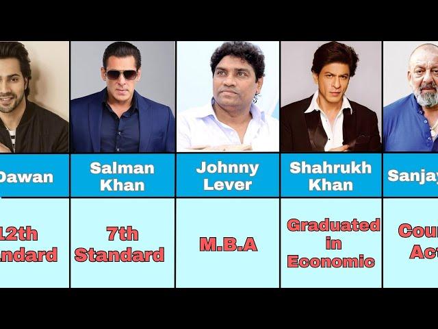 Educational Qualification Of Bollywood Actors | Info2Data |