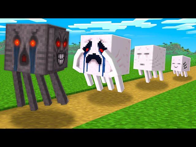 BIRTH to DEATH of SCARY Ghast in Minecraft!