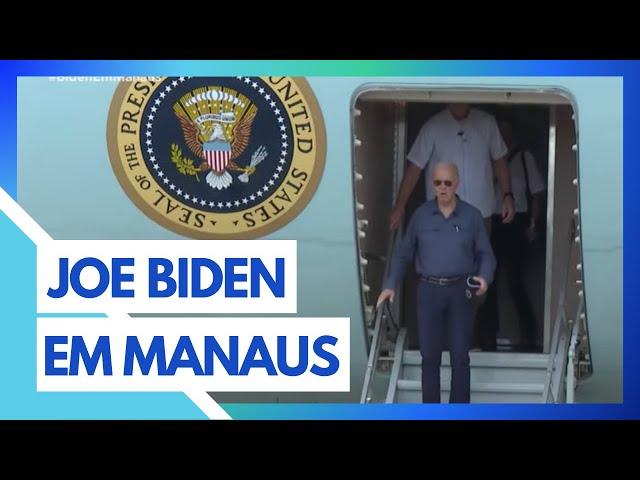 BIDEN VISITA MANAUS ANTES DO ENCONTRO DO G20