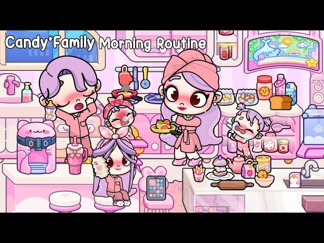 Candy’s Family Morning Routine at Kawaii House  Avatar World | Pazu