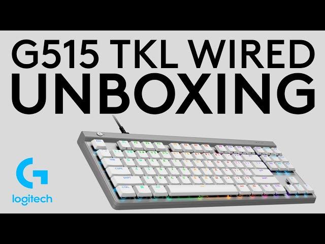 Logitech G515 TKL Wired Keyboard UNBOXING