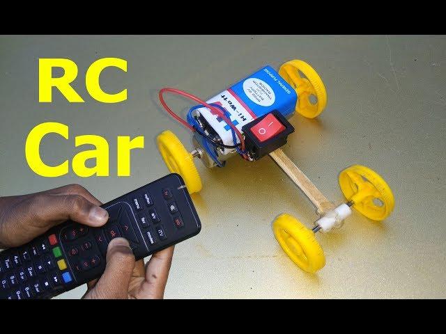 how to make rc remote control car at home