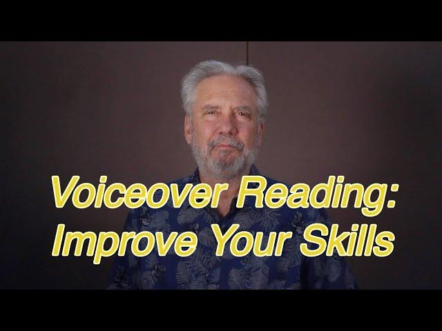 Voice Over Reading-Improve Your Skills