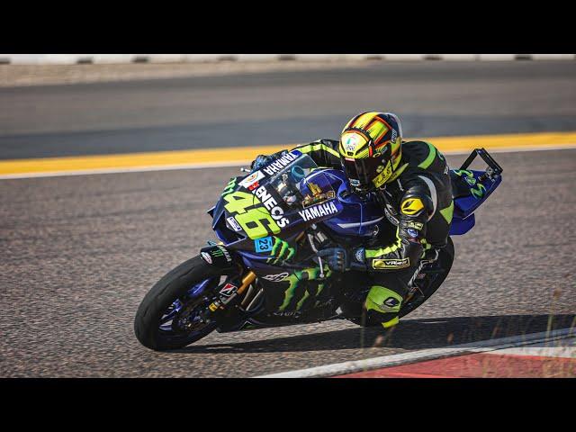 Front Action On BIC 2024 By Yamaha VR46