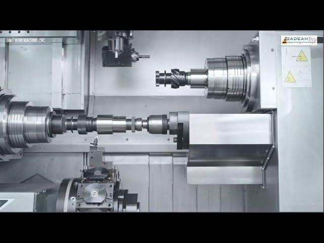 CNC Machine Turning & Mill/Turn Cutting. Metal Cutting Machine Amazing