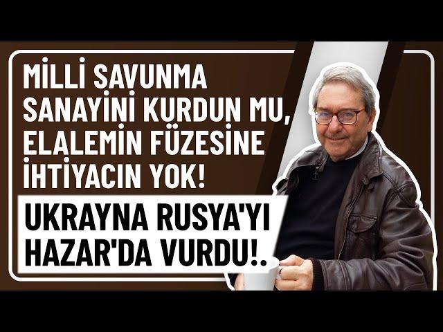 MİLLİ SAVUNMA SANAYİNİ KURDUN MU, ELALEMİN FÜZESİNE İHTİYACIN YOK! UKRAYNA RUSYA'YI HAZAR'DA VURDU!.