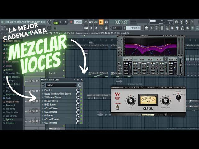 COMO MEZCLAR VOCES (Cadena de Plugins)  FL STUDIO 20