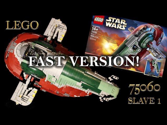 Lego Star Wars UCS Slave 1 - Timelapse Build at 25fps - Lego 75060