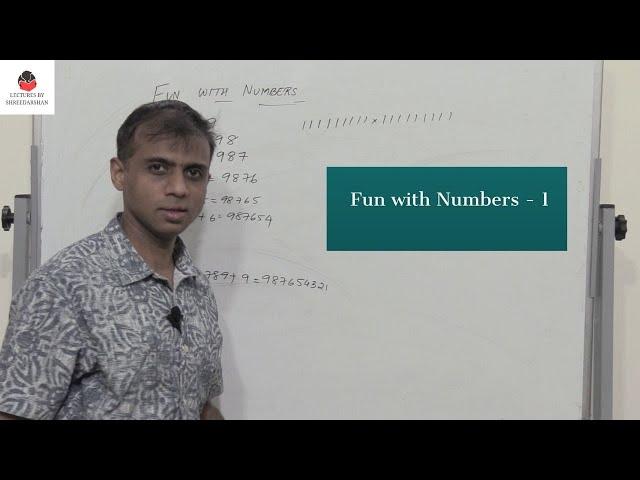 Fun with numbers  - 1