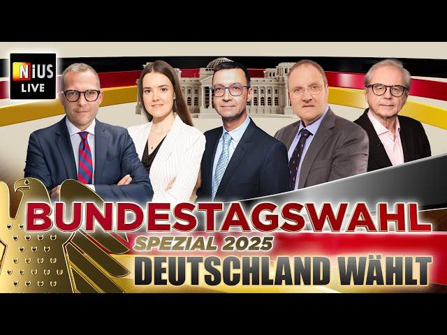  Deutschland wählt 2025 | NIUS Live Bundestagswahl Spezial am 23. Februar 2025