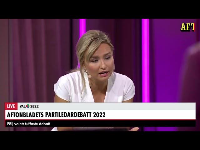 Så beter sig Aschberg i direktsänd tv.