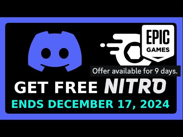 How To Get Free Discord Nitro From Epic Games (Free Nitro 1 Month Trial)