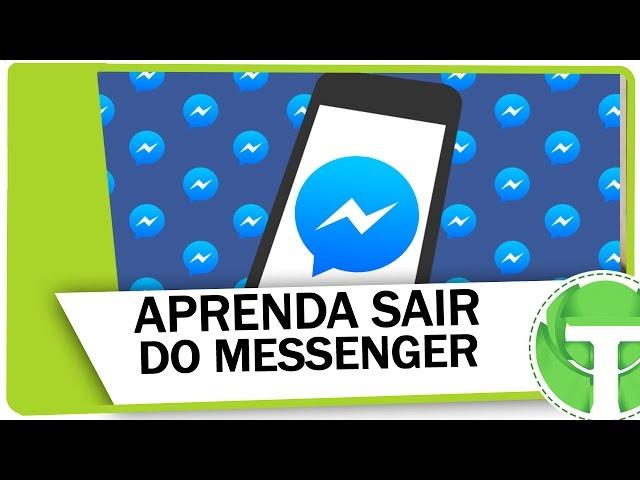 Como sair do Facebook Messenger no Android