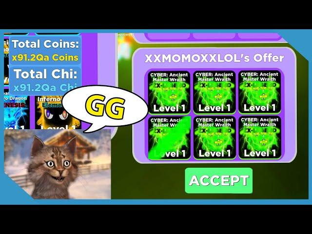 Insane Trade for Full Team of ZX-LEGEND Pets!! - Roblox Ninja Legends