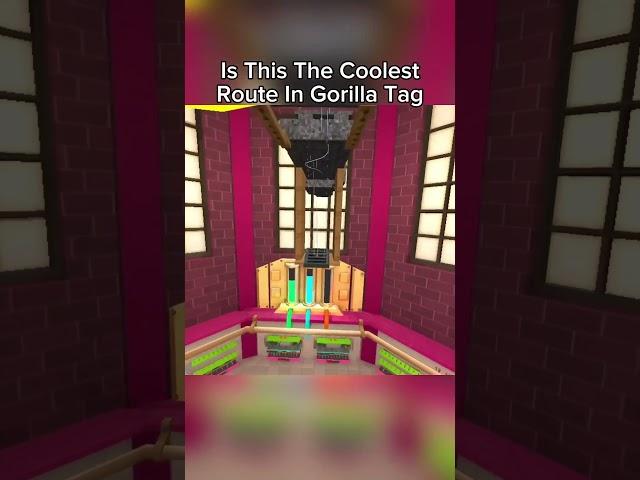 Is This The Coolest Route In Gorilla Tag? #gorillatag #gorillatagglitch #funny #viral #vr