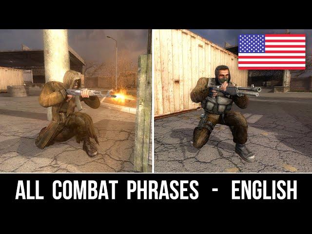 STALKER - BANDITS Combat Phrases | English translation