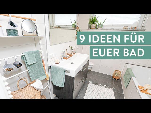 Badezimmer Ideen | Kleines Bad gestalten (Tipps & Tricks)