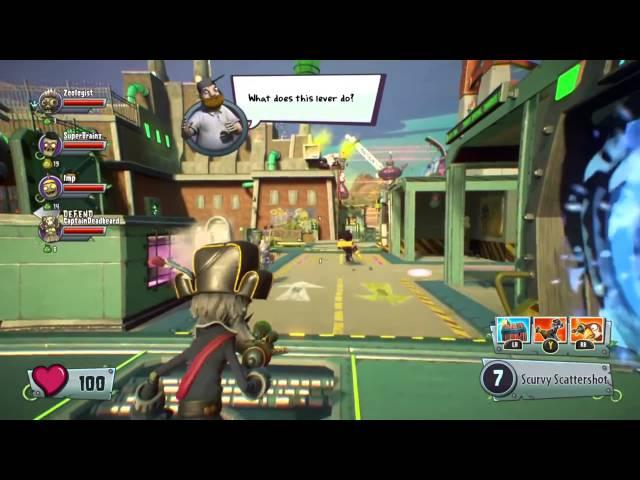 Plants vs Zombies GARDEN WARFARE 2 Gameplay