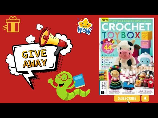 ️ Amigurumi Toy Box Crochet Book Giveaway #giveaway | Crochet Rocks ️