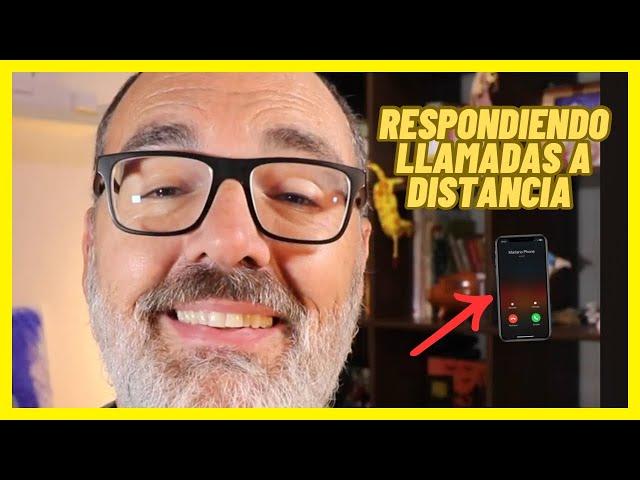 Cómo contestar llamadas a distancia, sin tocar la pantalla del iPhone 