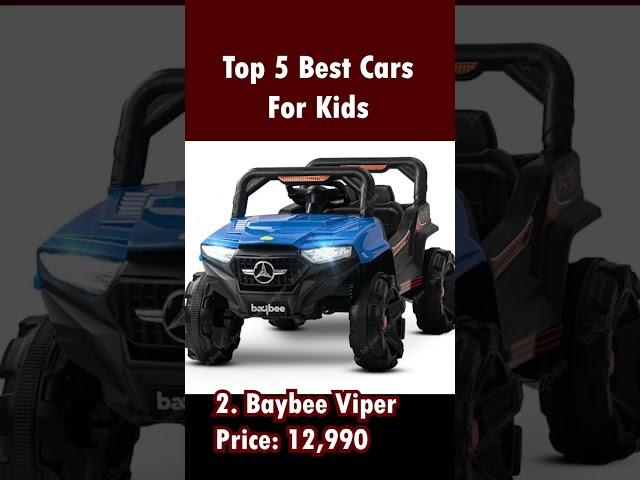 Top 5 Best Cars For Kids