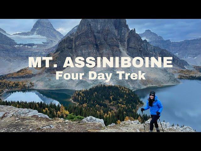 4 Days Backcountry Camping | Mt Assiniboine via Mt. Shark Trailhead in the Fall