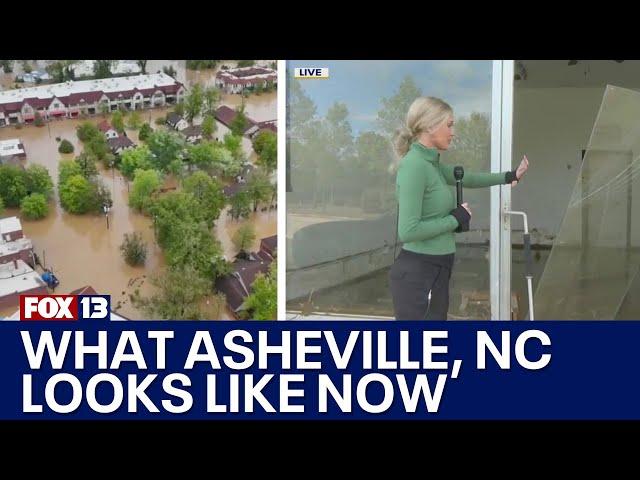 Live report: Looking at damages Storm Helene left in Asheville, NC | FOX 13 Seattle