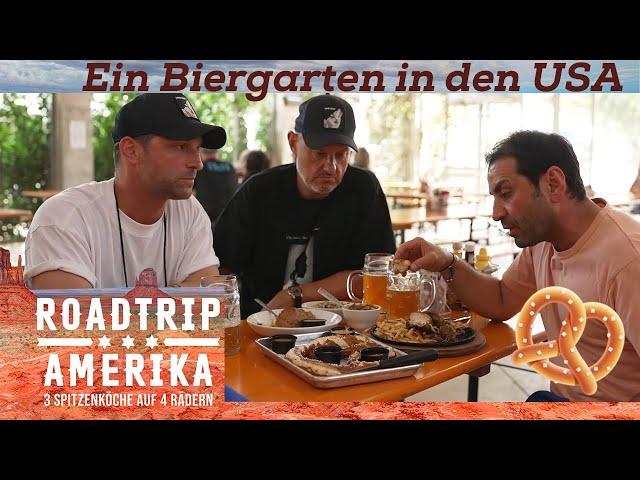 IM BIERGARTEN!  Ein Stück Heimat für die Spitzenköche | Roadtrip Amerika | Kabel Eins