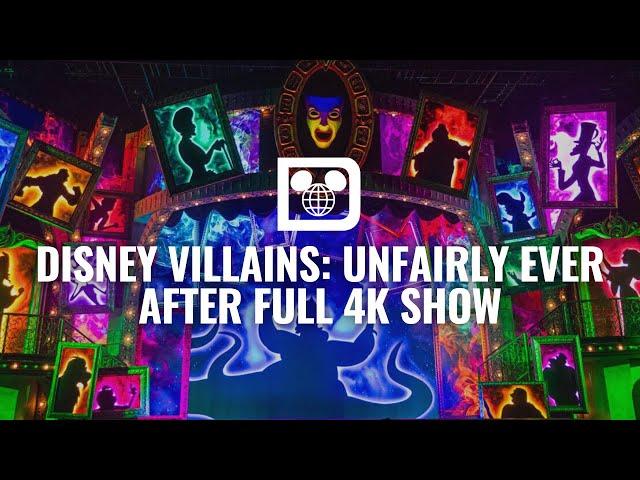 NEW Disney Villains: Unfairly Ever After – FULL Show at Hollywood Studios!