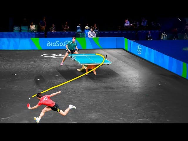 Most IMPOSSIBLE Shots In Table Tennis!