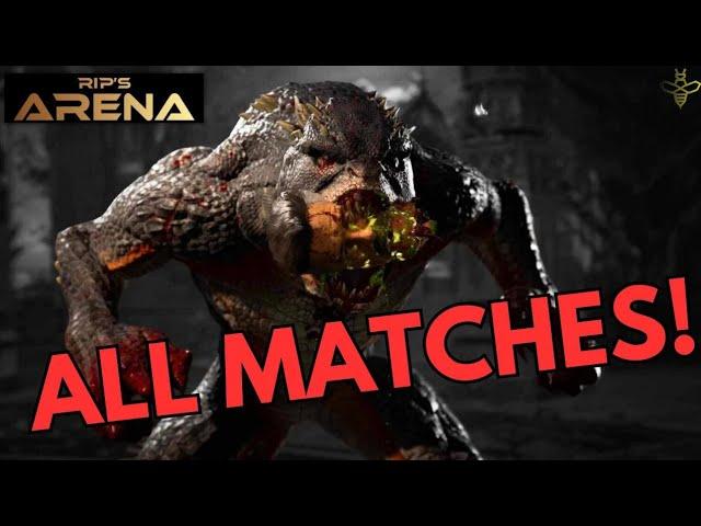 Using ALL Reptile in the R1ps Arena Finale! All HoneyBee Matches!