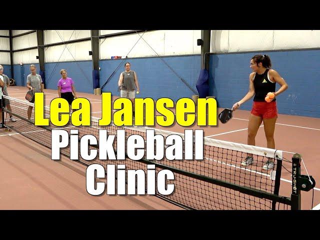 Lea Jansen Pickleball Clinic at Wolverine Pickleball