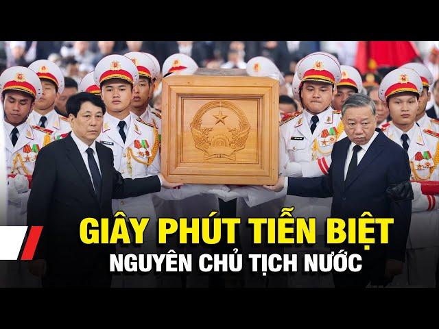 Nghẹn ngào giây phút tiễn biệt nguyên Chủ tịch nước Trần Đức Lương