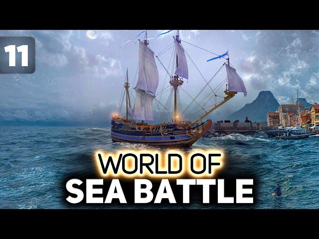 Осадные корабли. Плавающие АРТ-САУ ‍️ World of Sea Battle [PC 2023] #11