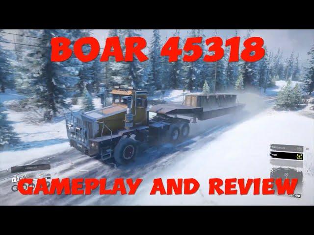 SnowRunner Boar 45318 Gameplay And Review