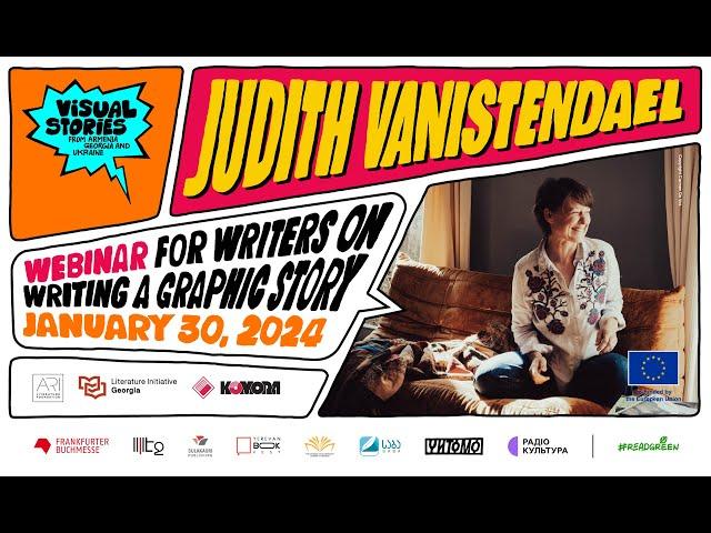 Webinar On Writing a Graphic Story by Judith Vanistendael (with multilingual subtitles)