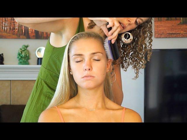  Relaxing Hair Brushing & Scalp Massage Sounds Stress Relief - Whisper 3D Binaural ASMR Ear to Ear