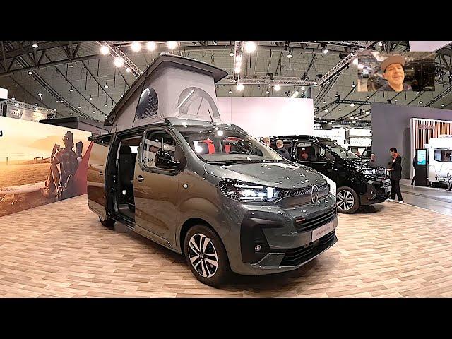 Citroen Holidays Pack Max (Space Tourer) RV compact Camper Van CMT 2024 walkaround + interior V1713