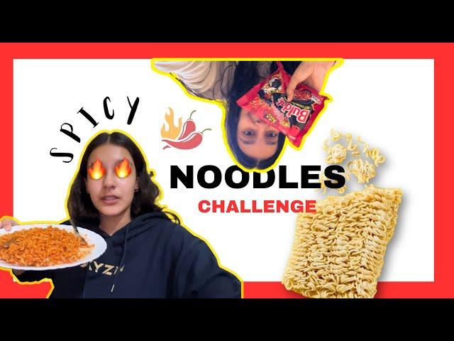 The Spicy noodle challenge