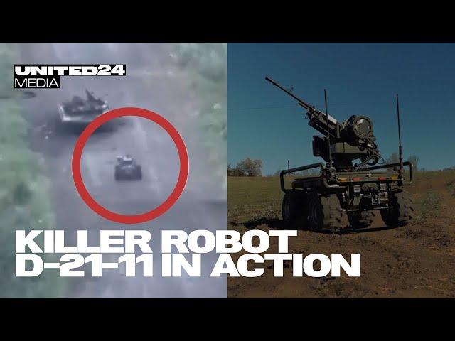 Ukrainian New Weapons. Ground Vehicle D-21-11: Killer Robot, MedEvac and Frontline Delivery System