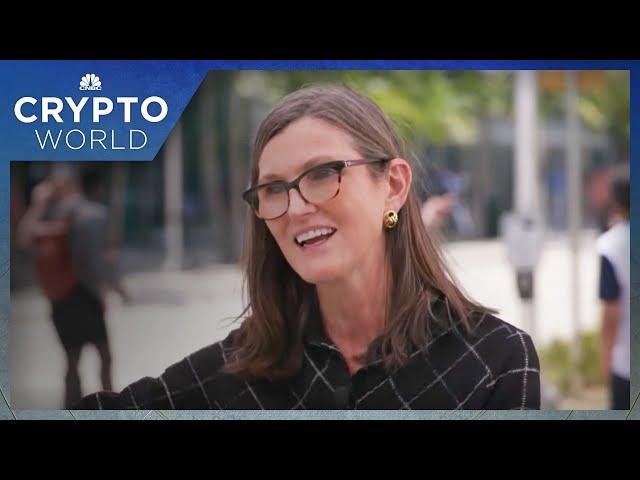 Watch CNBC's full interview with Cathie Wood on crypto outlook, regulation and DeFi vs. Wall Street