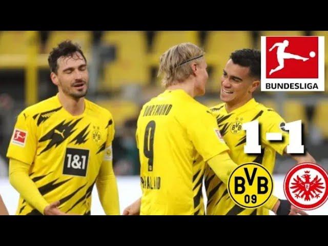 Borussia Dortmund vs Frankfurt 1-1  Extended Highlights & Goal 2021 HD