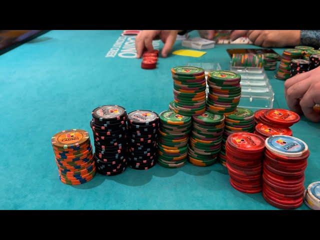 Opponent YELLS at ME after $25,000 dollar BAD BEAT poker hand!!! Epic VIDEO!! // Poker Vlog 264