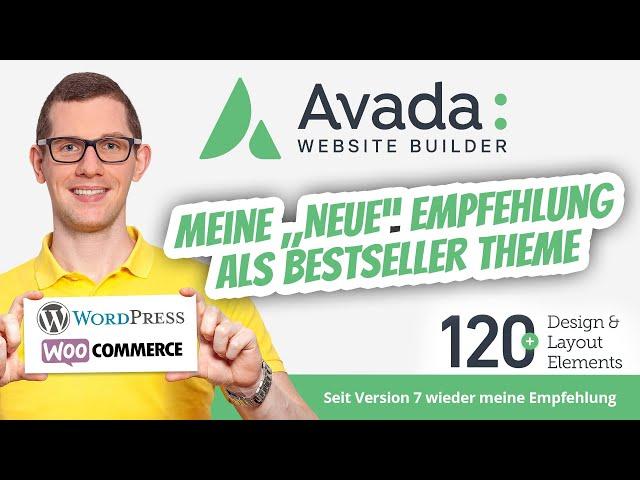 Der Bestseller: AVADA WordPress Theme ⭐  ⭐  ⭐  Fusion Builder für Webseite & Onlineshop 