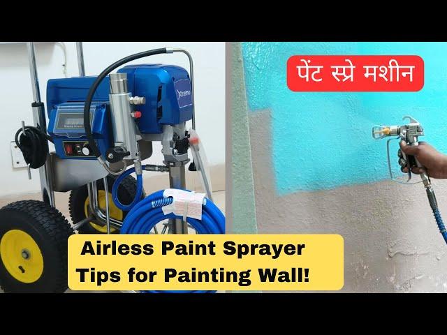 Airless Paint Sprayer Tips for Painting Wall!