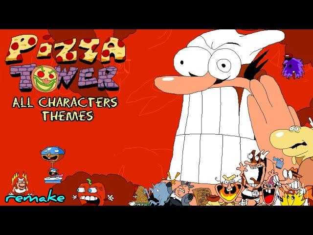 Pizza Tower - All Character Themes (remake)